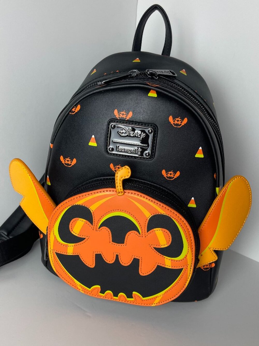 Loungefly Jack-O-Lantern Stitch Mini Backpack